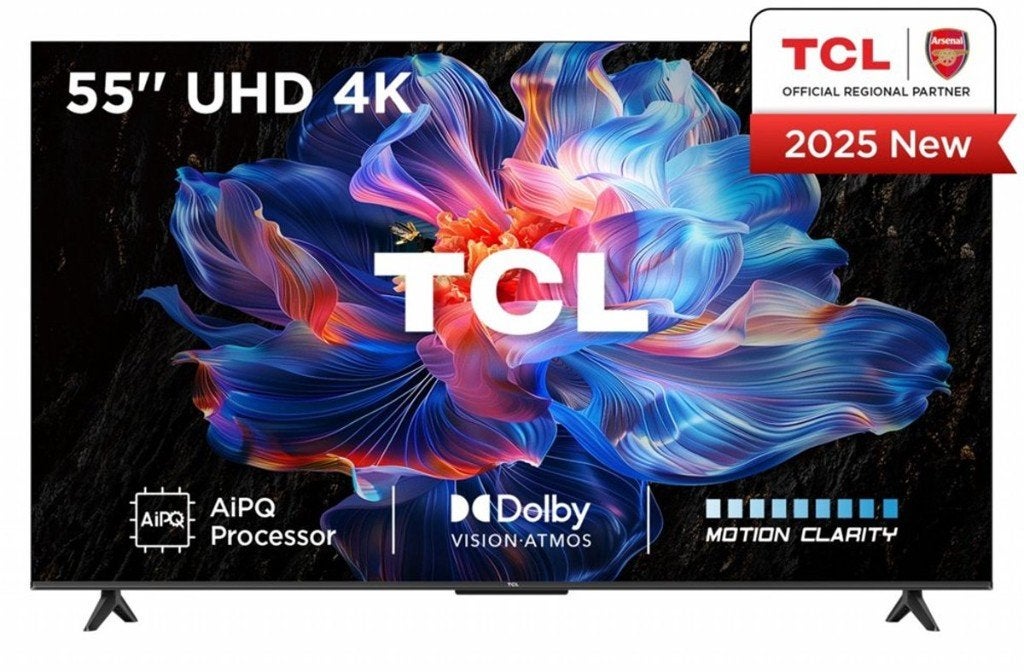TCL 55" UHD 4K Smart TV met Dolby Vision-Atmos, Audio, Tv en Foto, Aristona, Verzenden, 50 Hz, Nieuw