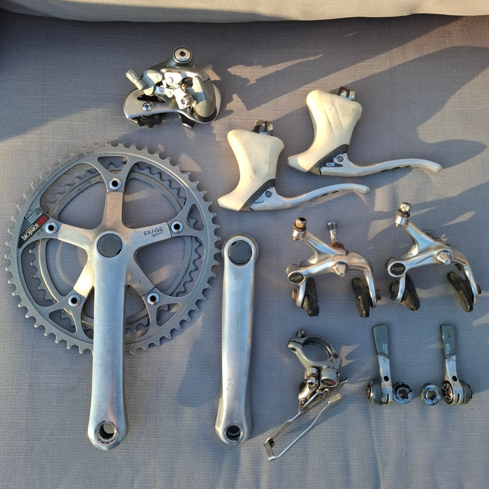 shimano Exage sport groep., Gebruikt, Overige typen, Ophalen of Verzenden, Shimano