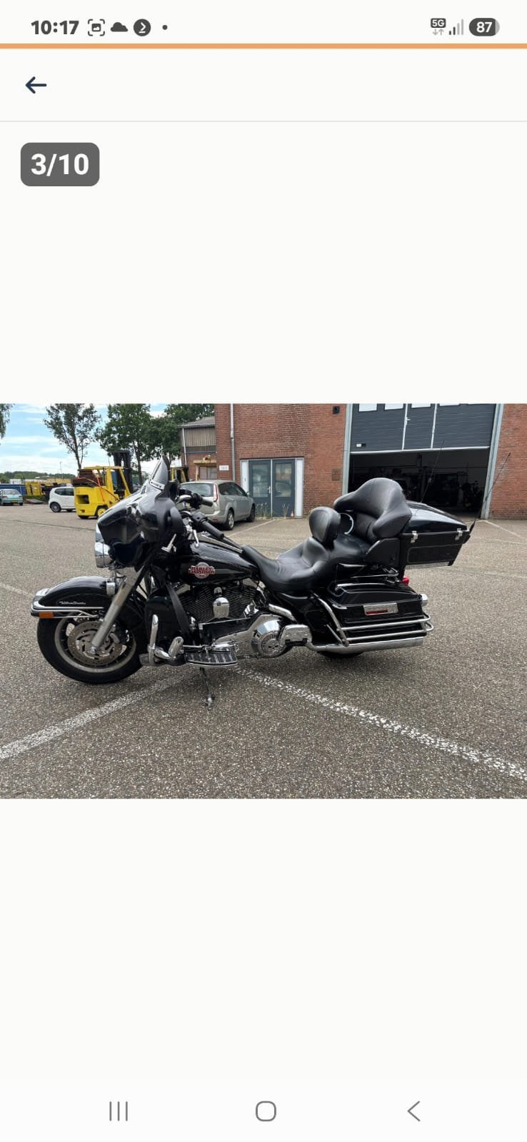 Harley Davidson Electra Glide, Particulier, Toermotor