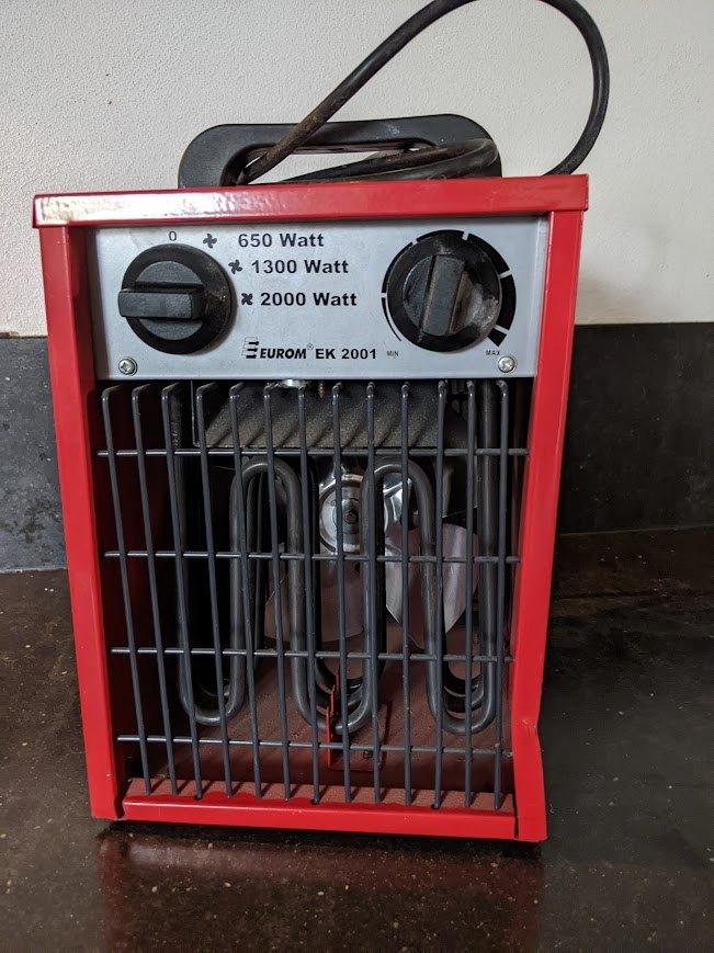 Elektrische kachel EUROM EK 2001, Ophalen, 30 tot 80 cm, Gebruikt, Kachel