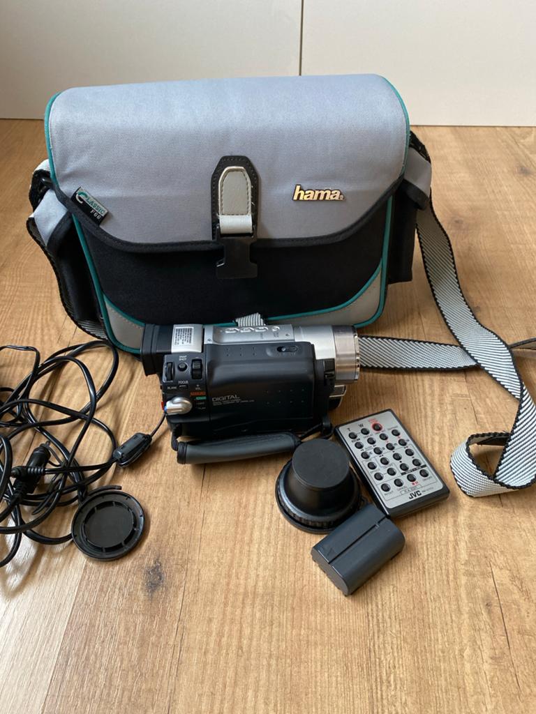 JVC High-Band Digital Video Camera met Hama tas en accessoir, Gebruikt, JVC, Overige soorten, Camera