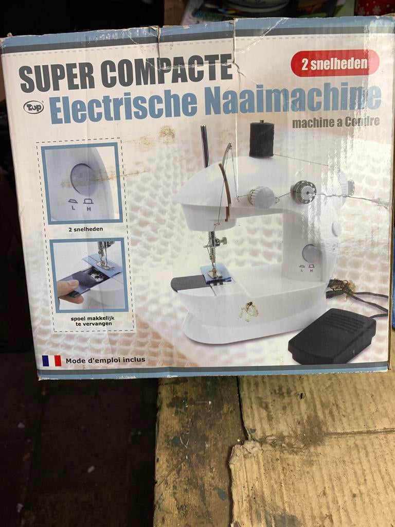 Super Compacte Elektrische Naaimachine - 2 Snelheden, Ophalen of Verzenden, Nieuw, Naaimachine, Overige merken
