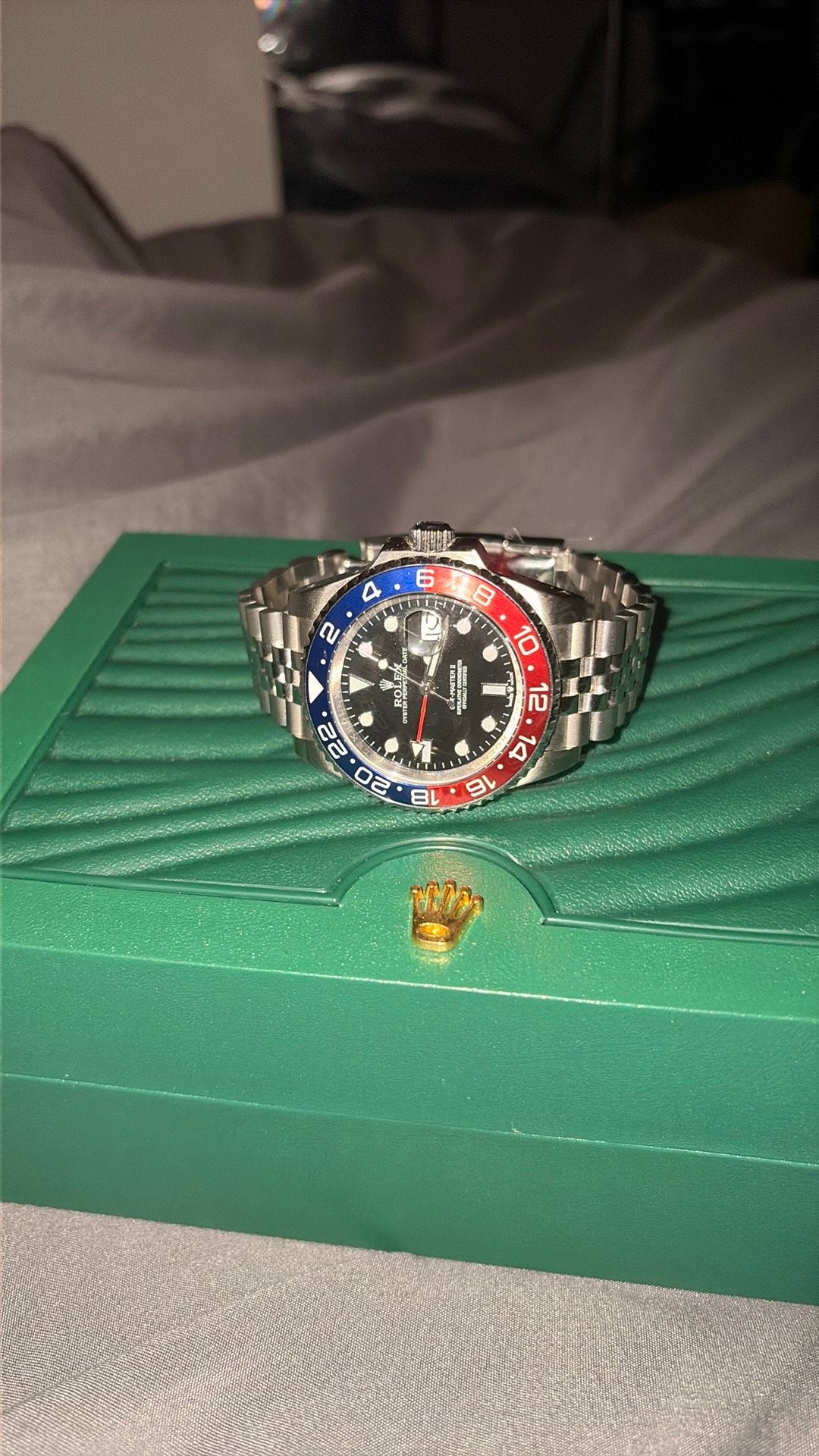 GMT Master 2 “Pepsi“, Ophalen of Verzenden, Zo goed als nieuw, Staal, Overige merken