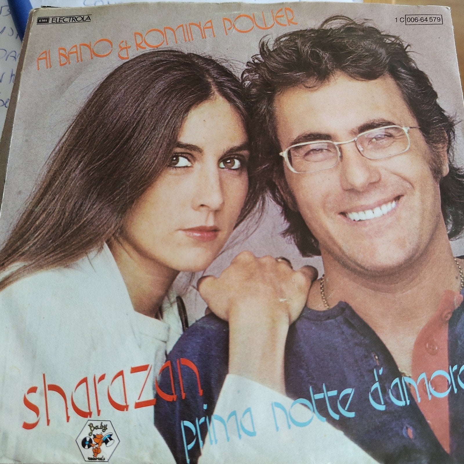 Al Bano & Romina Power - Sharazan / Prima Notte D'Amore LP, Gebruikt, 7 inch, Ophalen of Verzenden, Pop