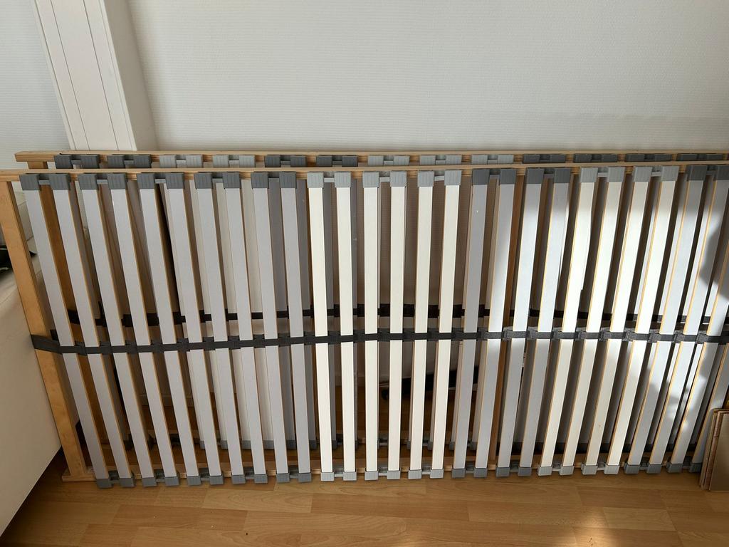 Lattenbodem, Ophalen, 90 cm, Eenpersoons, Zo goed als nieuw