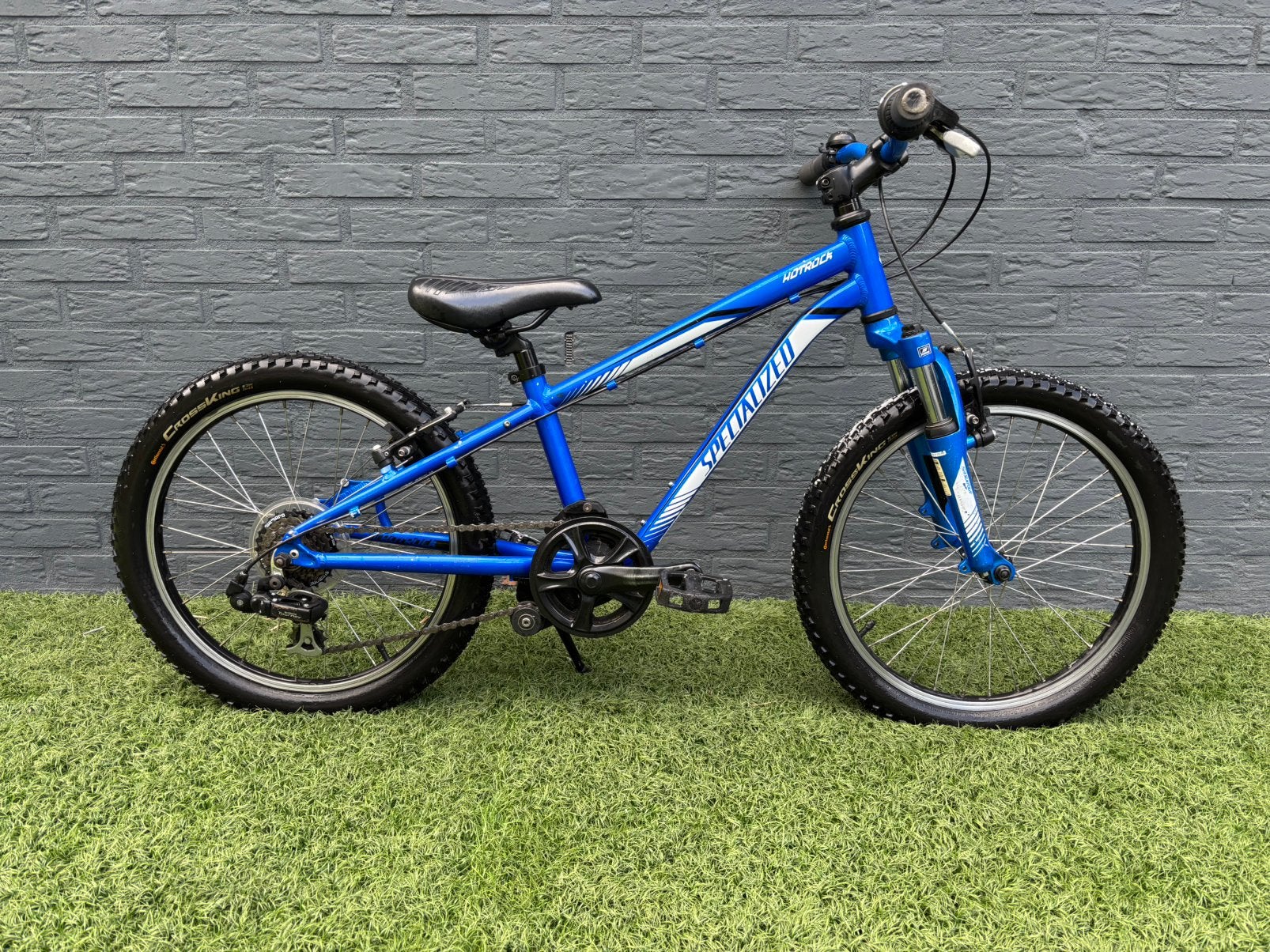 🔥 KINDER MTB 🔥 Specialized Hotrock 20” BLAUW TOPSTAAT, Ophalen, Velgrem, Aluminium, Zo goed als nieuw