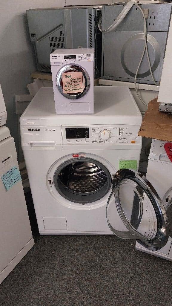 7kg miele 1400 MIELE  wasmachine 389 Arpe Kampen  0635318715, Ophalen, 6 tot 8 kg, Voorlader, 85 tot 90 cm
