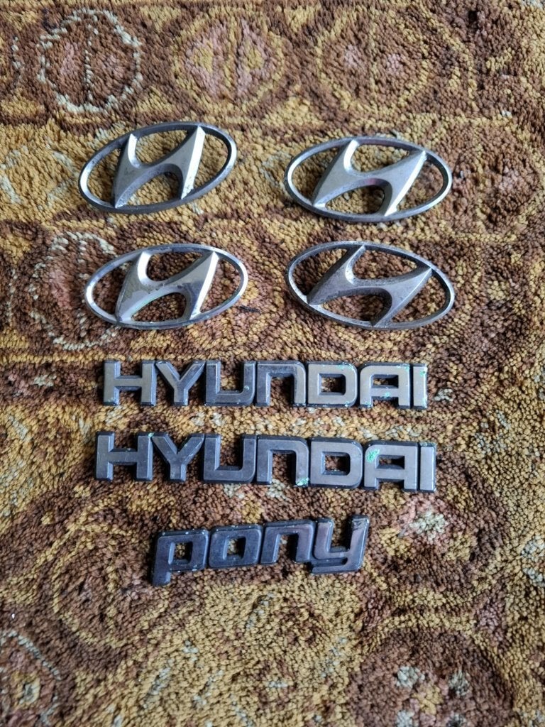 hyundai auto emblemen, Ophalen of Verzenden, Gebruikt, Auto's