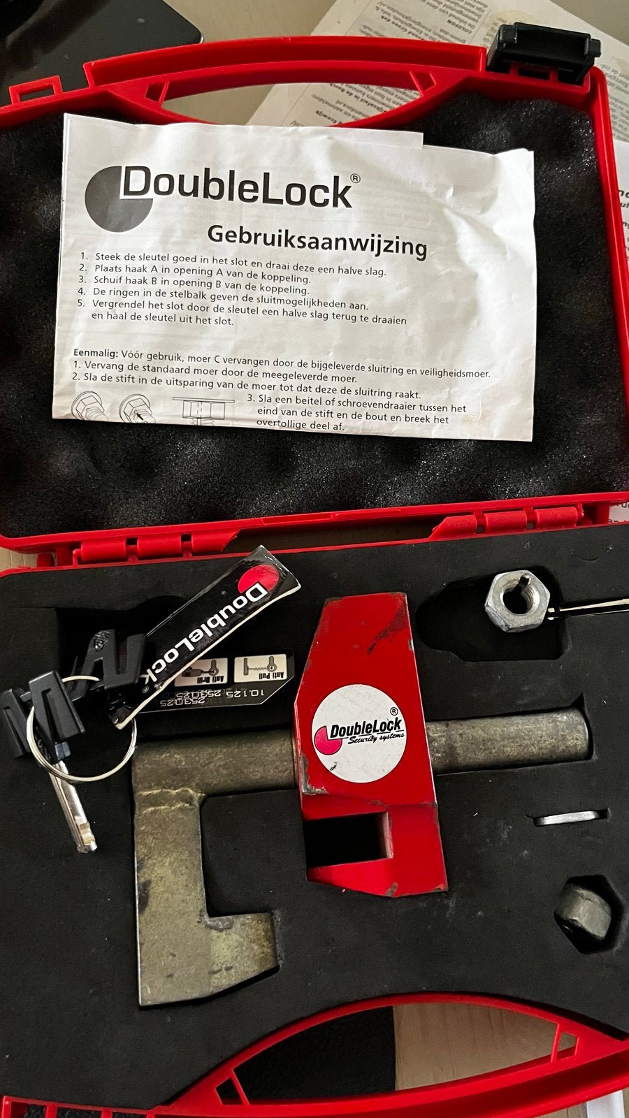 DoubleLock Security Systems Disselslot, Auto diversen, Anti-diefstal, Gebruikt, Ophalen of Verzenden