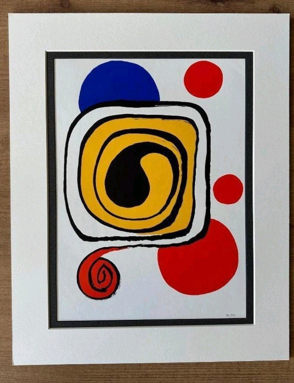 Alexander Calder (1898–1976) – Composition aux points rouges, Ophalen of Verzenden