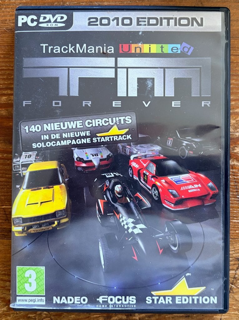 Video Game Track Mania United, Gebruikt, 1 speler, Racen en Vliegen, Ophalen of Verzenden