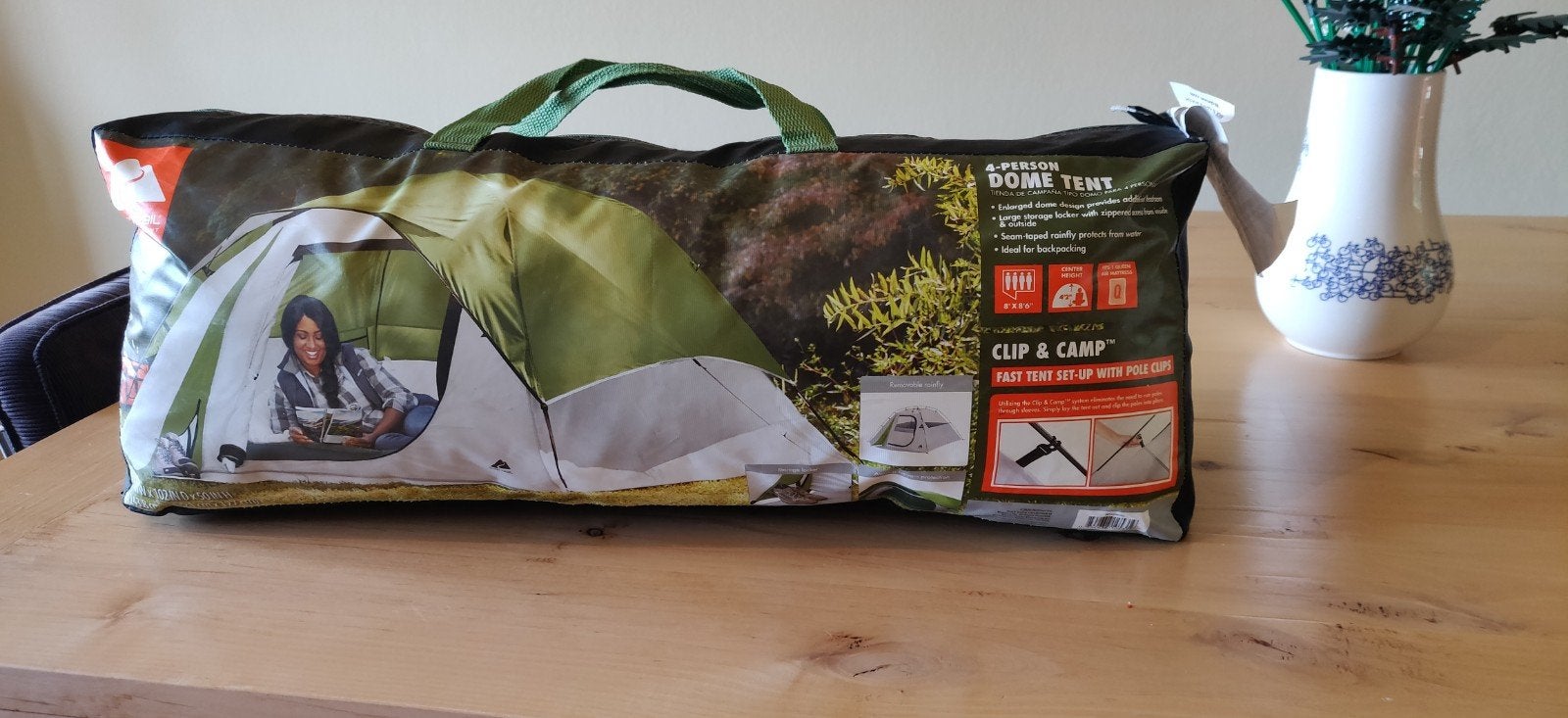 Clip & Camp 4-persoons koepeltent - snel op te zetten, Ophalen, Nieuw, Tot en met 2