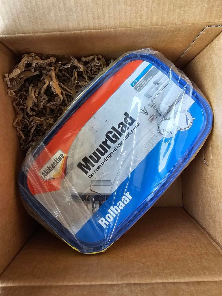 4x 10L Alabastine Muurglad - Voor een strakke muur, Doe-het-zelf en Verbouw, 10 tot 15 liter, Ophalen, Nieuw, Wit