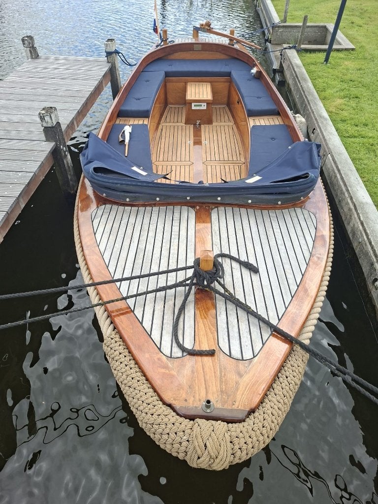 Overnaadse Houten Sloep - Elektrisch - Van Teulingen 2008, Binnenboordmotor, Elektrisch, 2.00 meter, 6 m