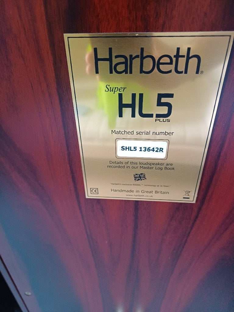 Harbeth hl5 plus in rosewood met tontrager stands, Stereo speakers, Zo goed als nieuw, Minder dan 60 watt, Ophalen