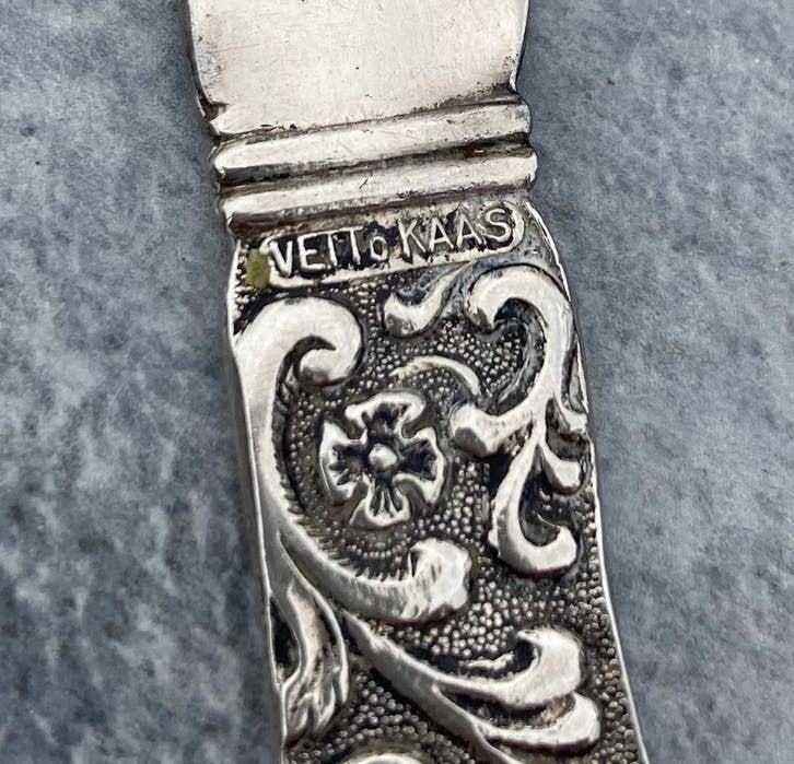 Vintage Mesje boter of kaas Antwerpen Vett-o Kaas Handwerpen, Ophalen