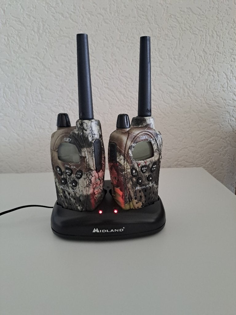 2 stuks midland gxt 950 walkietalkies, Ophalen, Zo goed als nieuw, Portofoon of Walkie-talkie