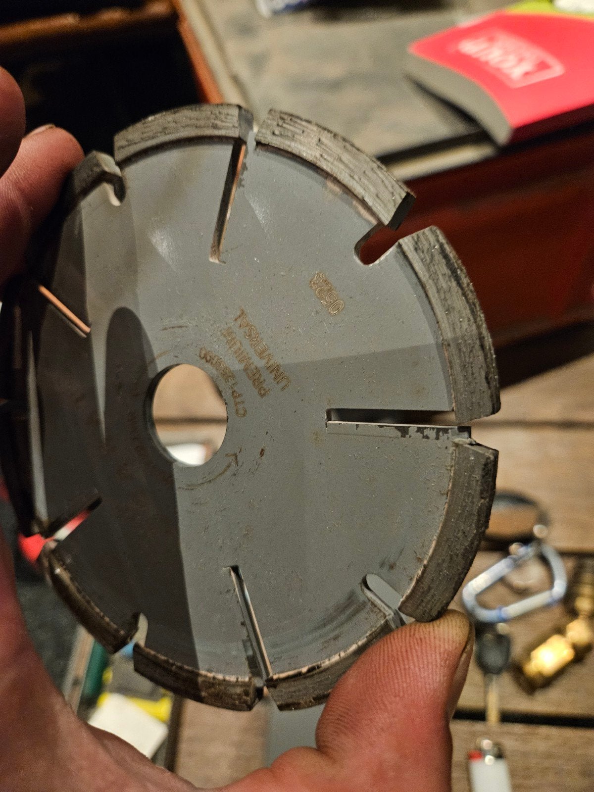 diamant voegenfrees 125 mm x 22 - Carat Diamond Tools, Ophalen of Verzenden, Gebruikt