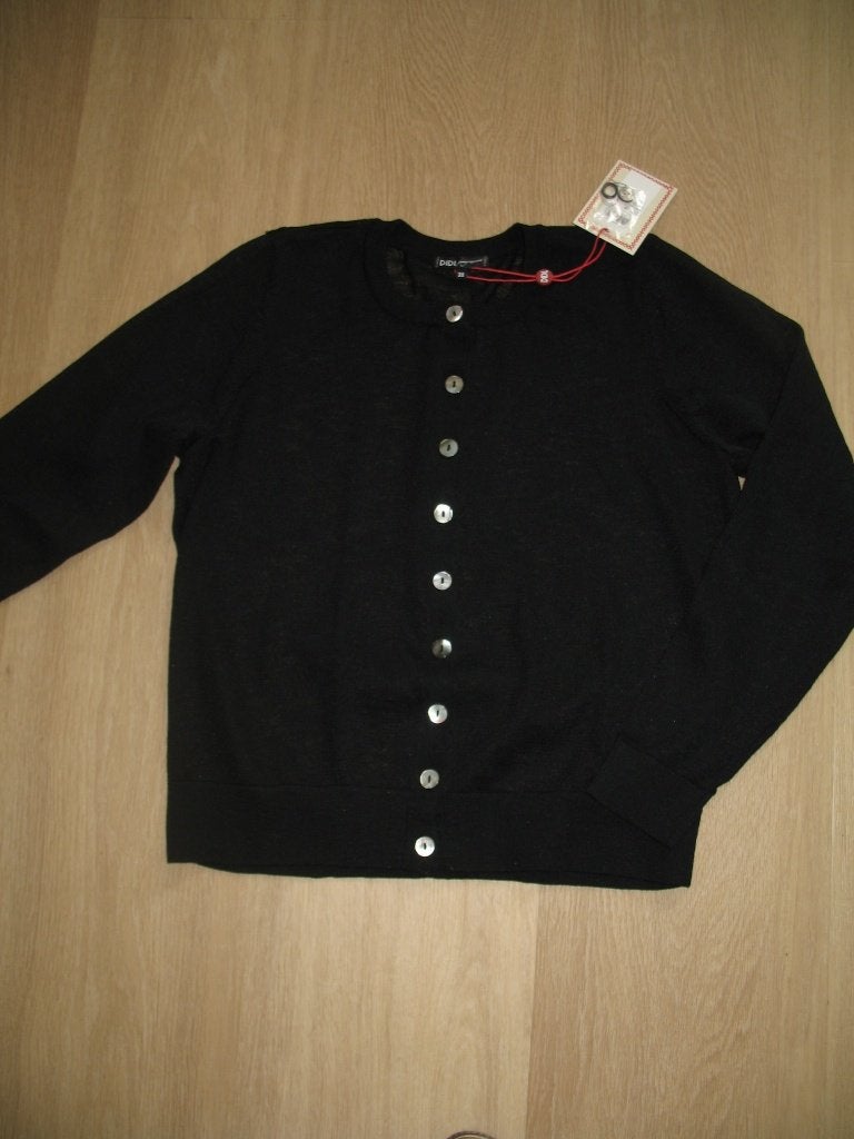 DIDI Basic Zwart Vestje Maat 38 Zolderopruiming, Maat 38/40 (M), Zwart, Nieuw, Didi