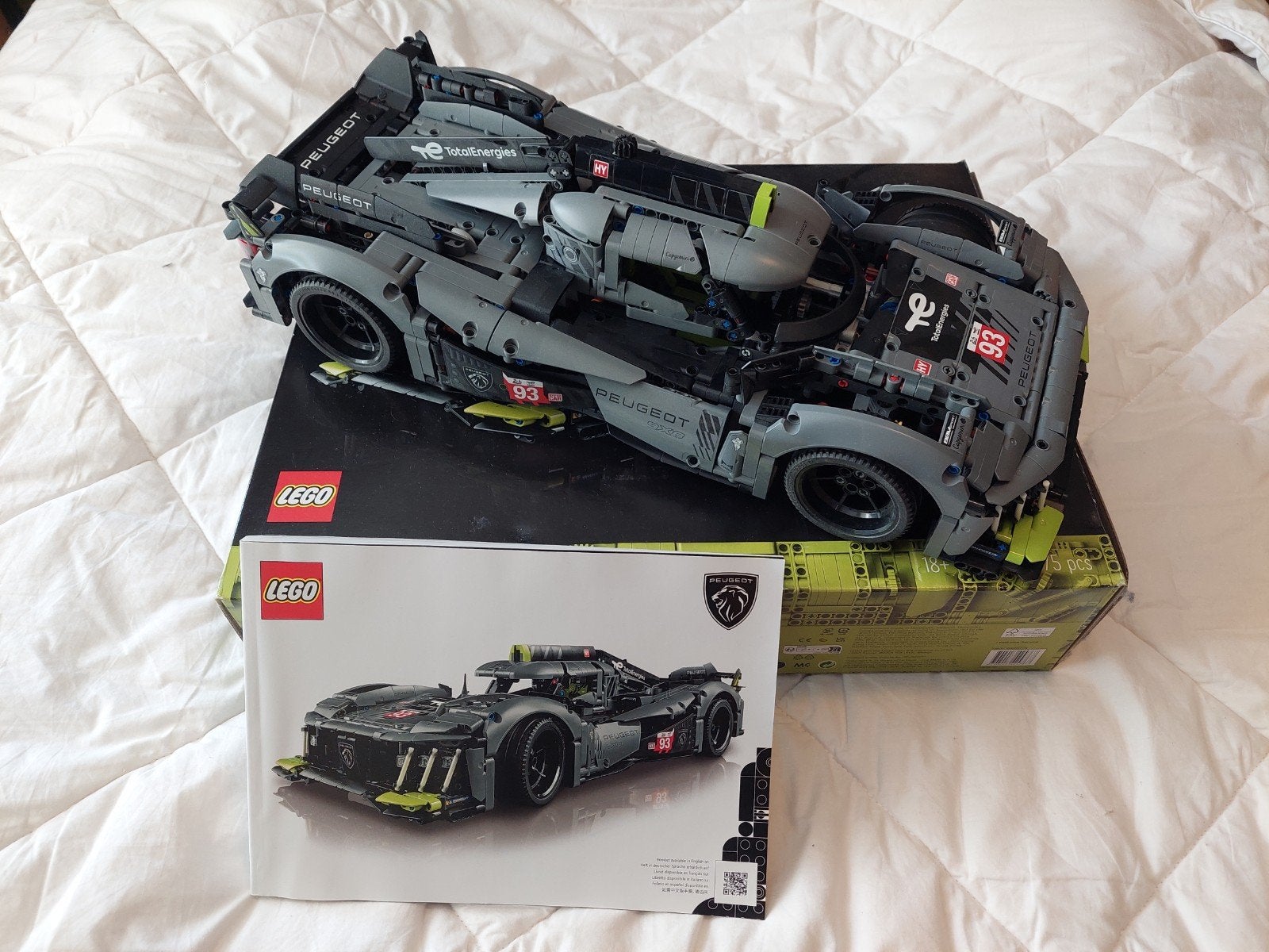 LEGO Technic Peugeot 9X8 24H Le Mans Hybrid Hypercar, Lego, Ophalen of Verzenden, Zo goed als nieuw, Technic