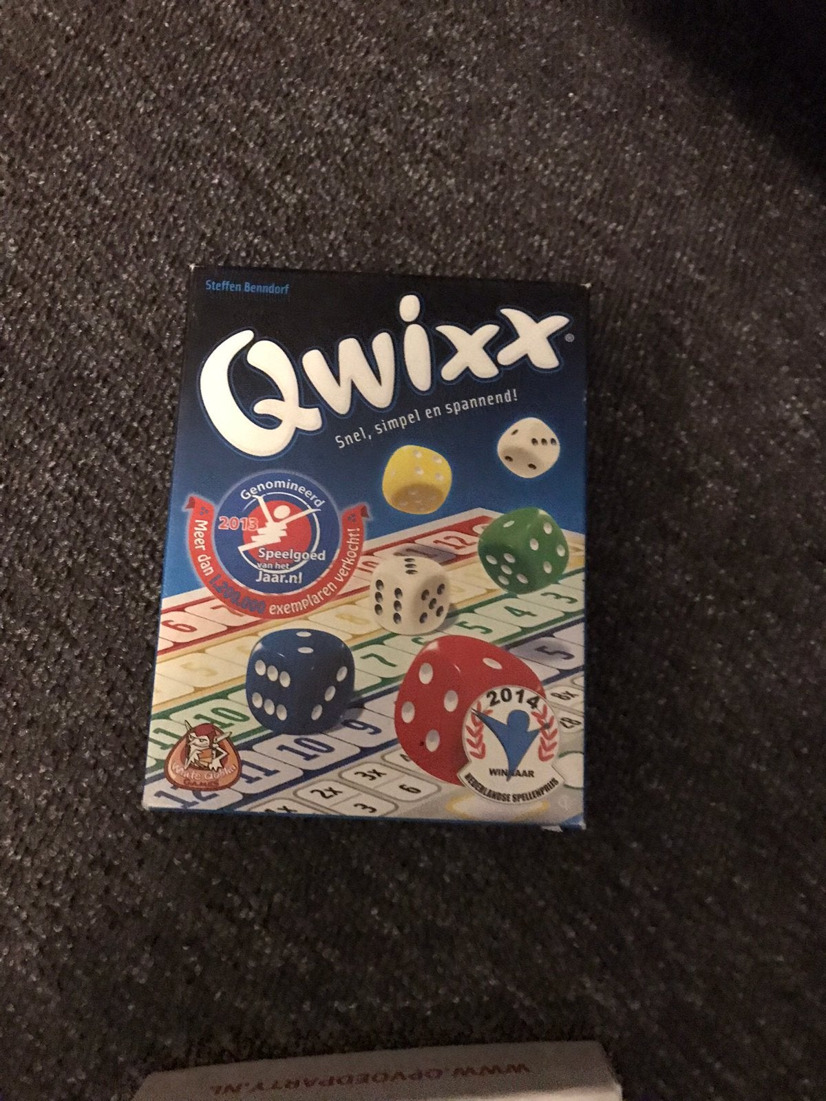 Qwixx, Ophalen of Verzenden, Zo goed als nieuw