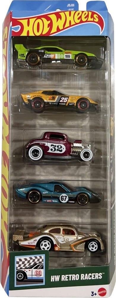 Hotwheels: 5-Pack: HW Retro Racers, ., Nieuw, Ophalen of Verzenden, .