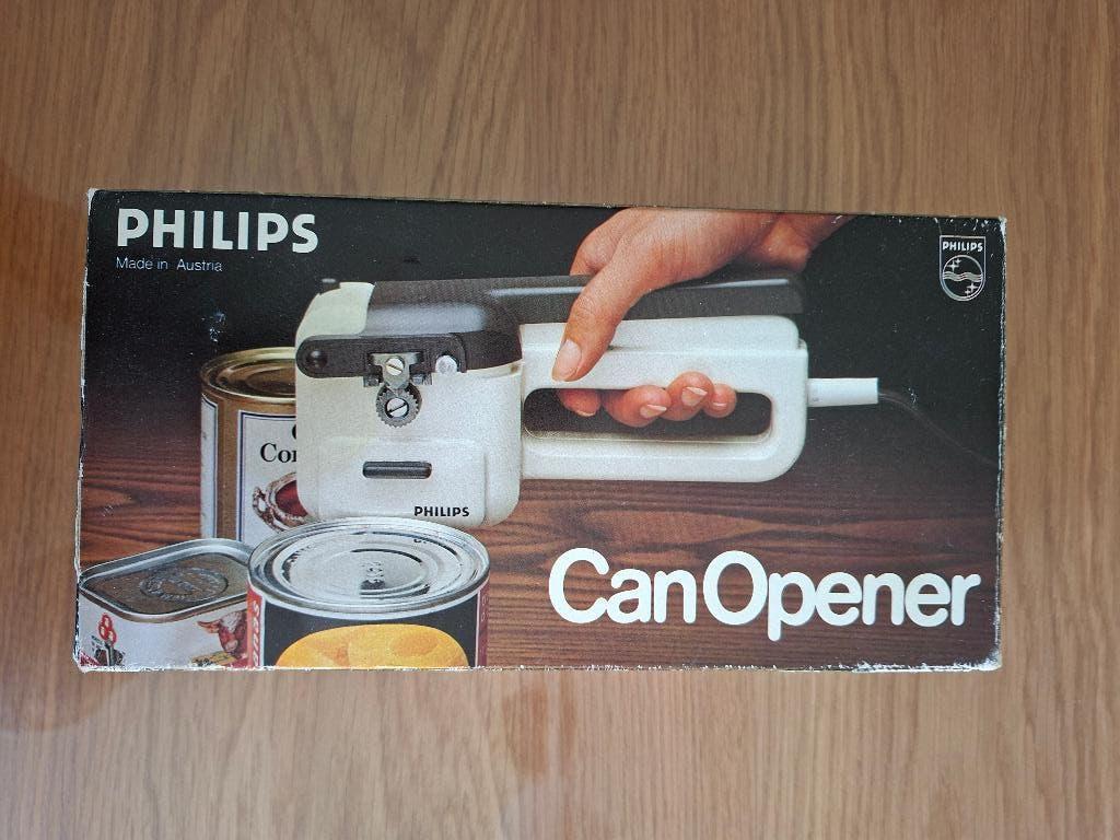 Nieuwe Electrische blikopener Philips vintage retro, Beige, Overige typen, Nieuw, Ophalen of Verzenden