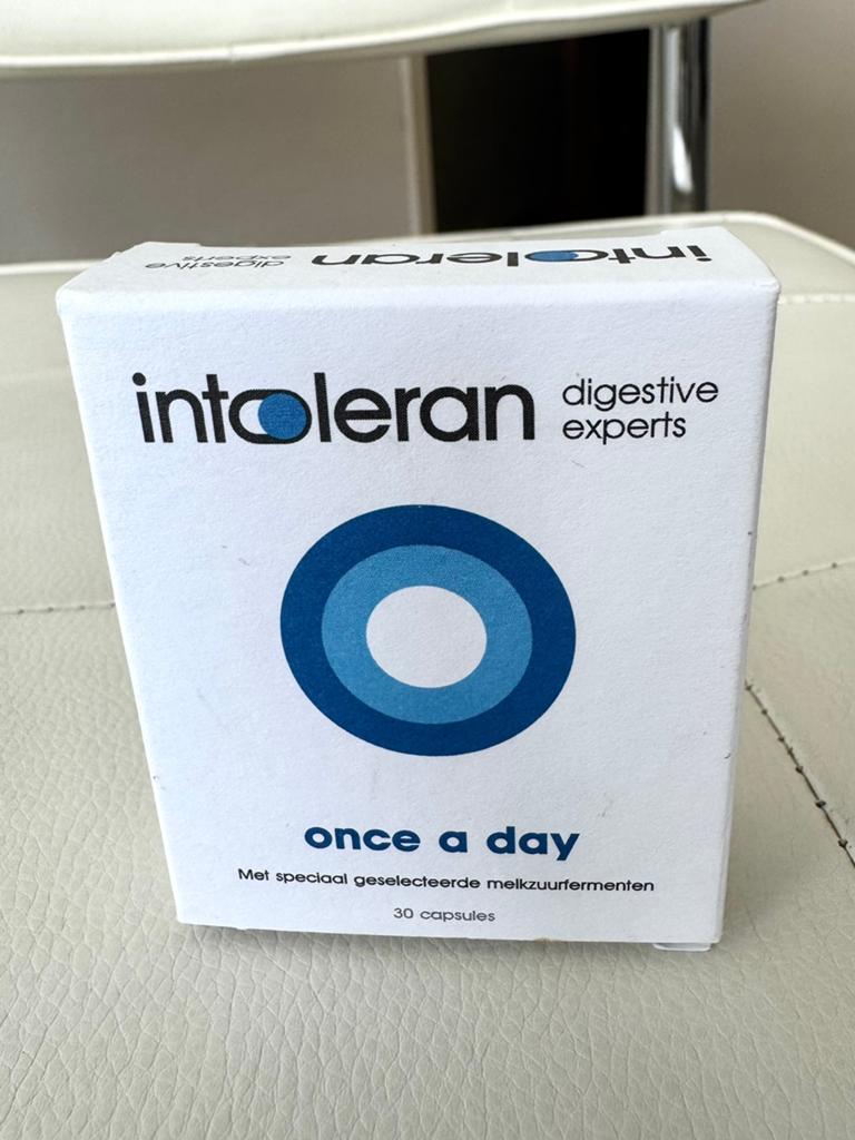 Intoleran Once a day capsules, Sport en Fitness, Gezondheidsproducten en Wellness, Verzenden, Nieuw, Overige typen