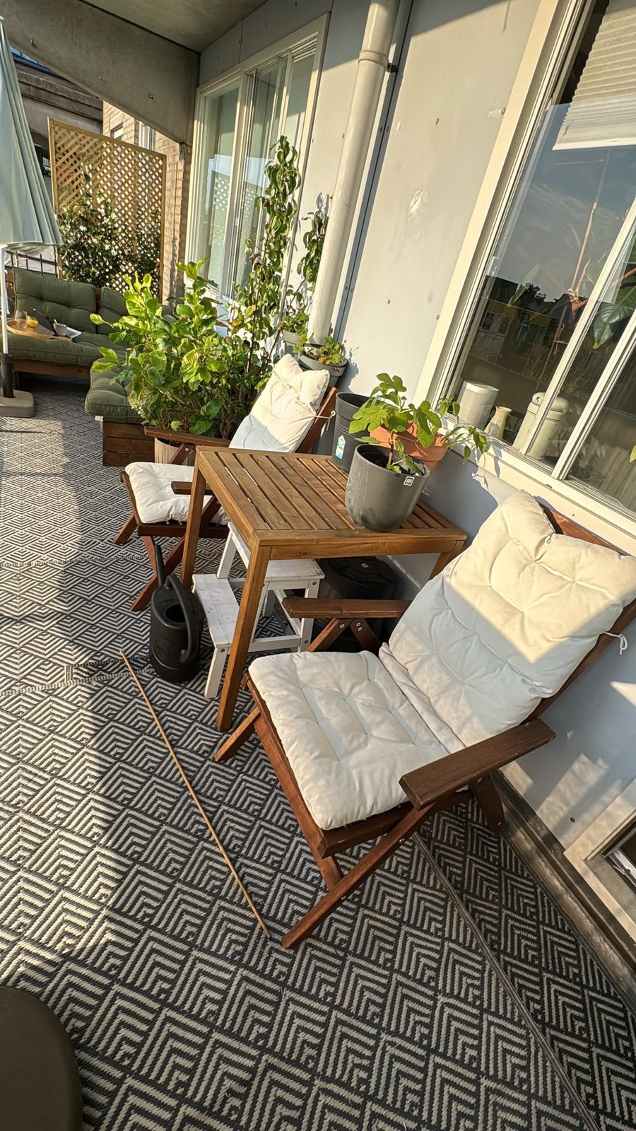 Ikea applaro stoelen en tafel, Ophalen, Zo goed als nieuw, 2 zitplaatsen