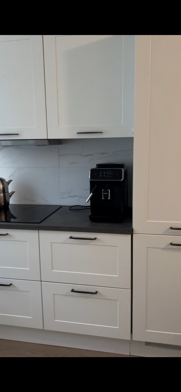 Complete keuken incl. apparatuur - 3 jaar oud - nette staat, Ophalen, Gebruikt, Wit, Hoekkeuken