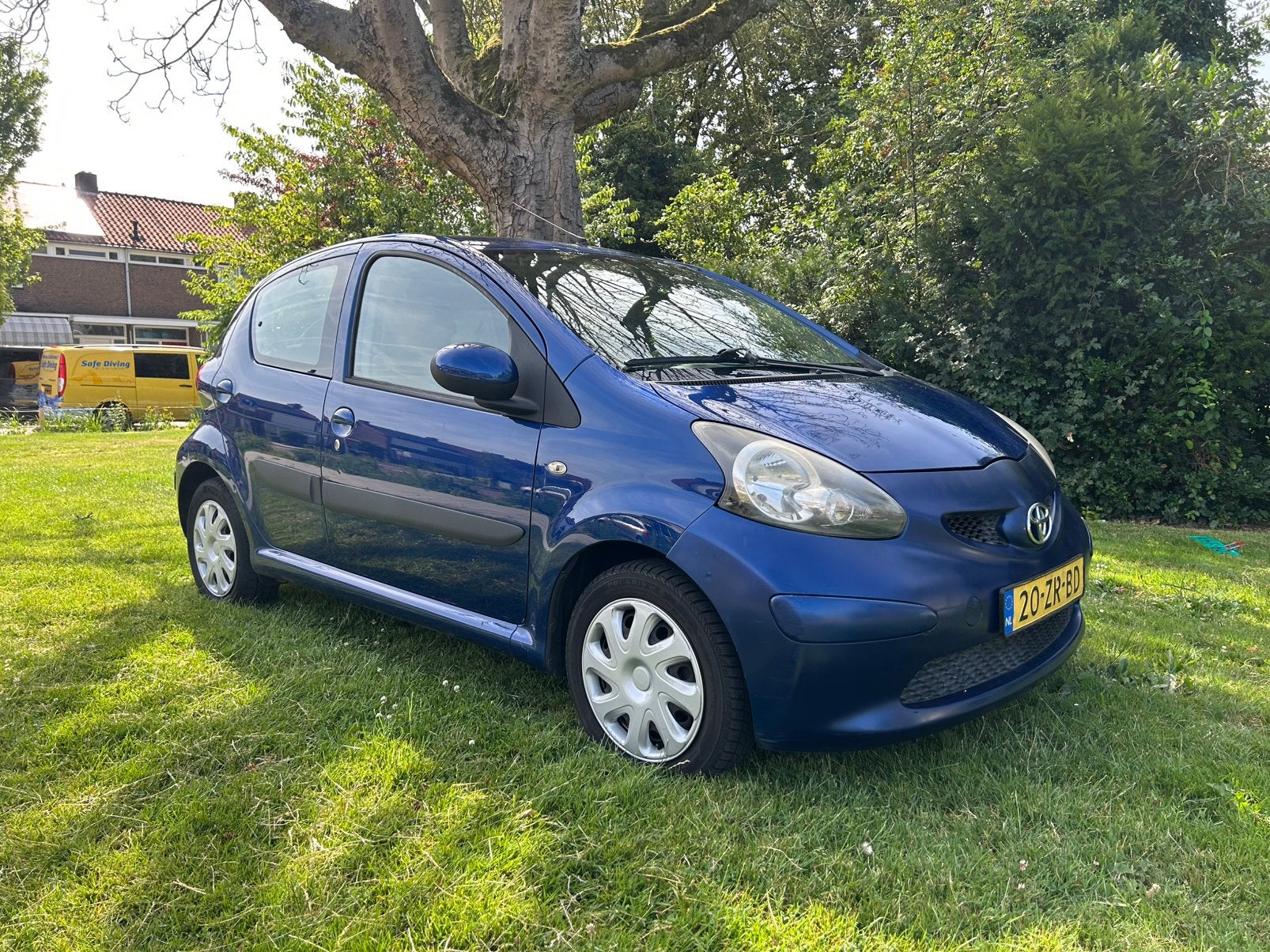 Toyota Aygo 1.0 12V Vvt-i 5DRS 2008 Blauw, Voorwielaandrijving, 68 pk, Origineel Nederlands, Bedrijf
