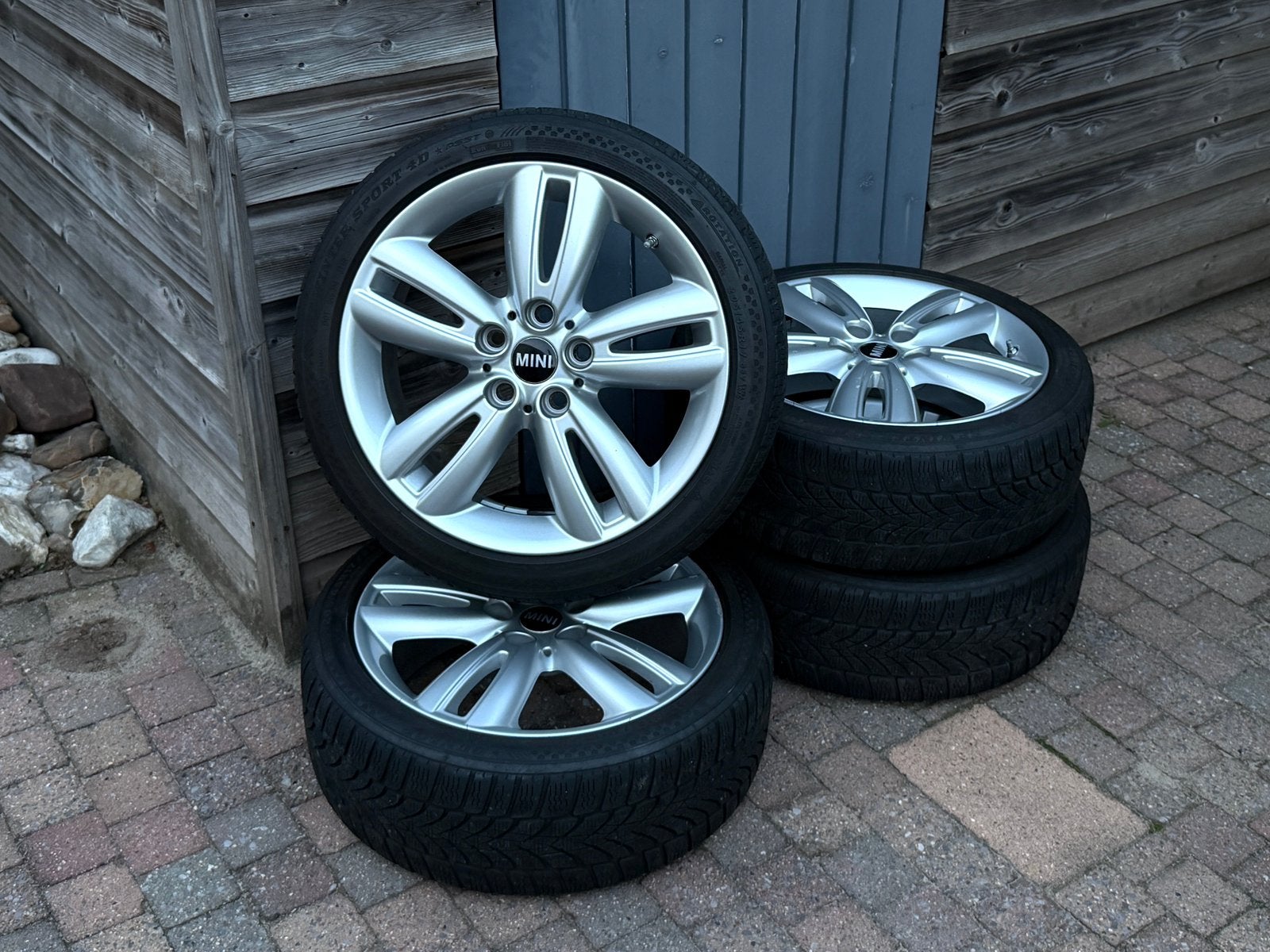 MINI 17” originele JCW velgen / Winterbanden / JCW501, Ophalen, Gebruikt, Velg(en), 17 inch