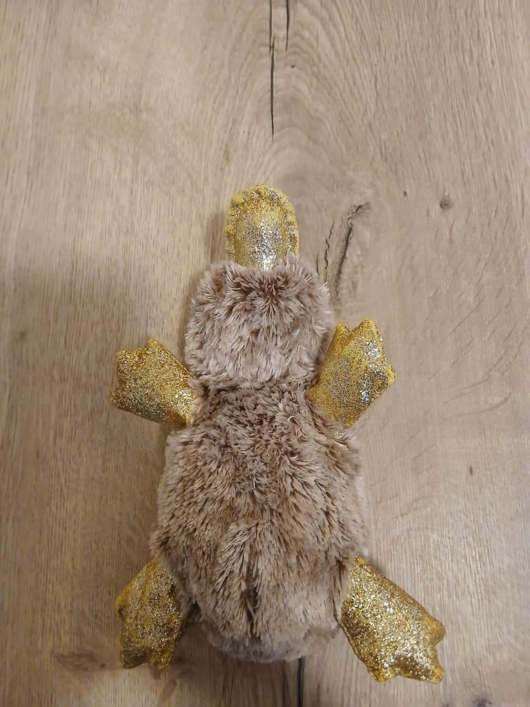 Knuffel vogelbekdier met glitter, Ophalen of Verzenden