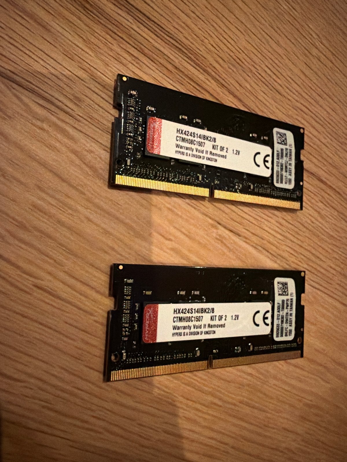 HyperX Impact 8GB DDR4 SODIMM RAM (2x4GB) voor Laptop, Computers en Software, DDR4, 8 GB, Ophalen of Verzenden, Zo goed als nieuw