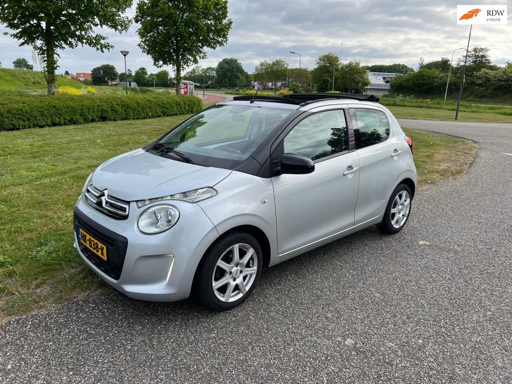 Citroen C1 1.2 PureTech Airscape Shine cabiolet, Voorwielaandrijving, Stof, Gebruikt, Euro 6