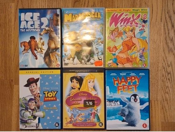 Kinder dvd's. Totaalpakket. Disney, Alle leeftijden, Ophalen of Verzenden, Gebruikt, Film