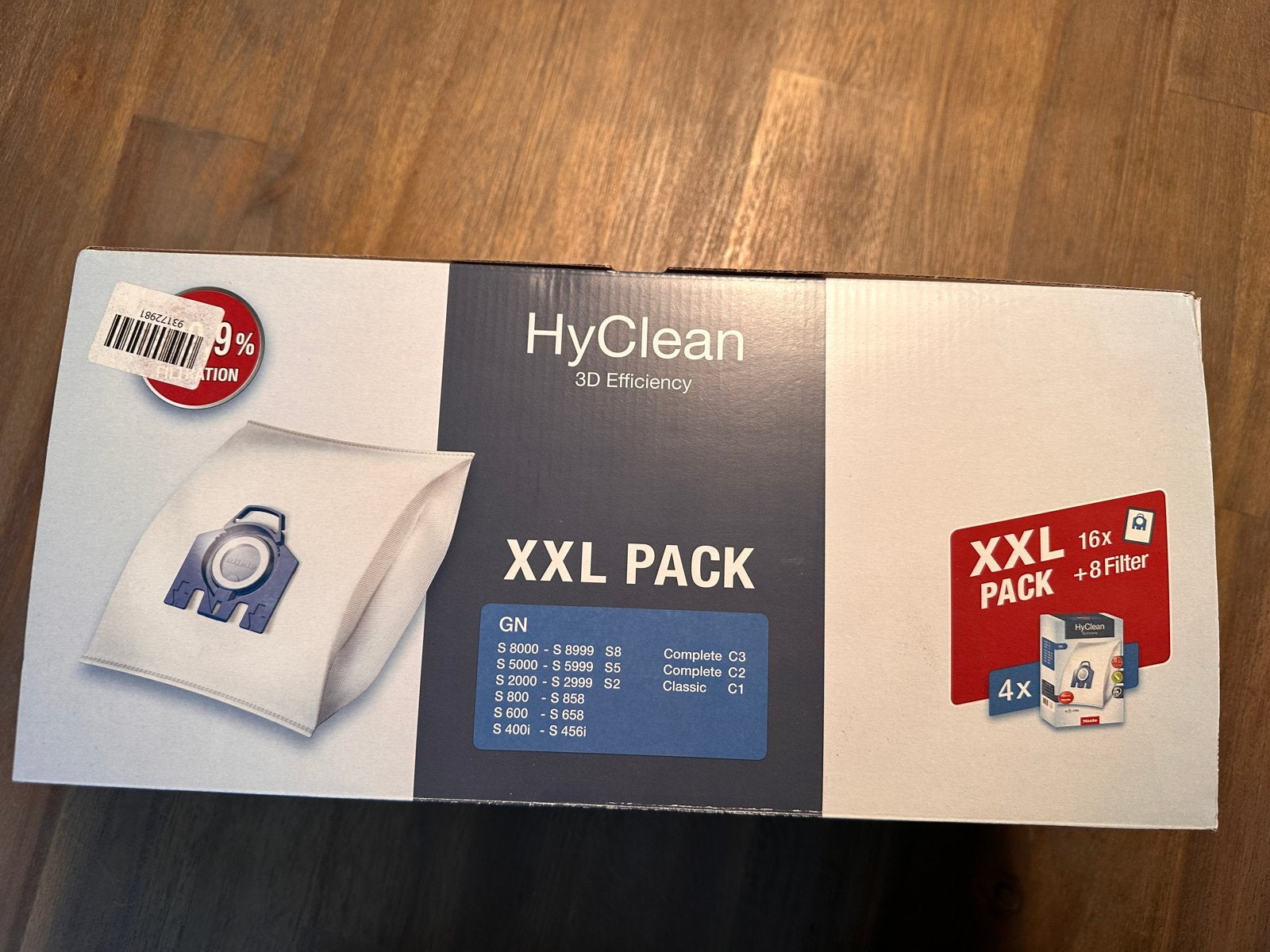 Miele HyClean GN XXL stofzuigerzakken (12 stuks), Stofzak, Inclusief accessoires, Ophalen of Verzenden, Zo goed als nieuw