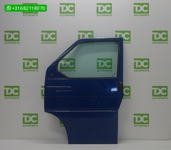 Volkswagen T4 ('90-'03) Voorportier links blauw, Gebruikt, Voor, Ophalen of Verzenden, Volkswagen