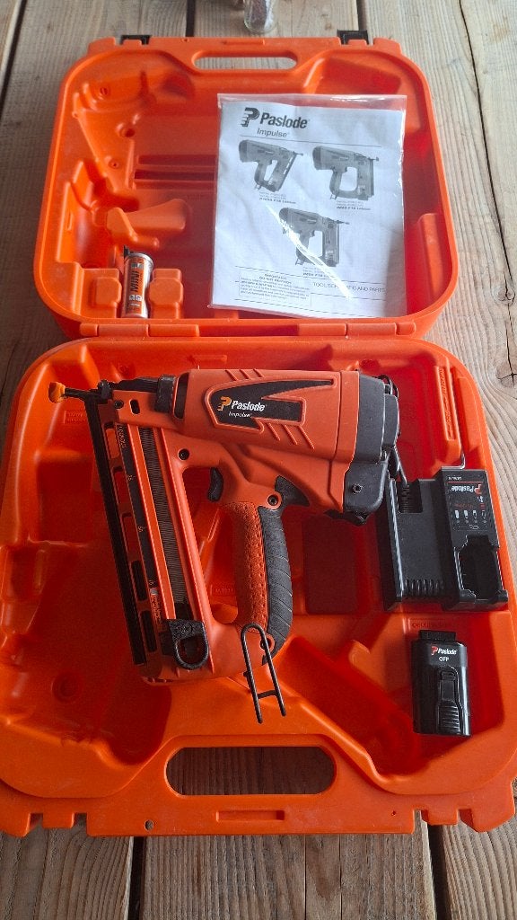 Paslode Impulse IM65 F16 Accu afwerktacker, ., Nieuw, Ophalen of Verzenden, .