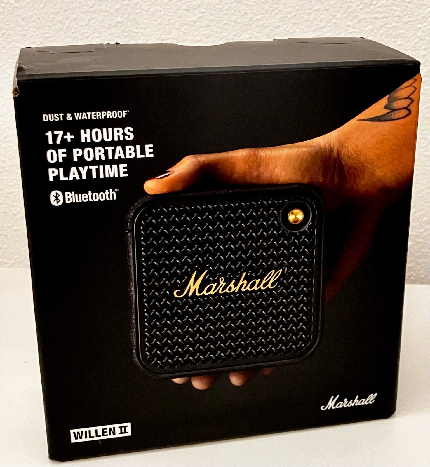 NIEUW Marshall Willen II Bluetooth Speaker Zwart/Messing, Audio, Tv en Foto, Luidsprekers, Nieuw, Ophalen of Verzenden, Draagbare speaker