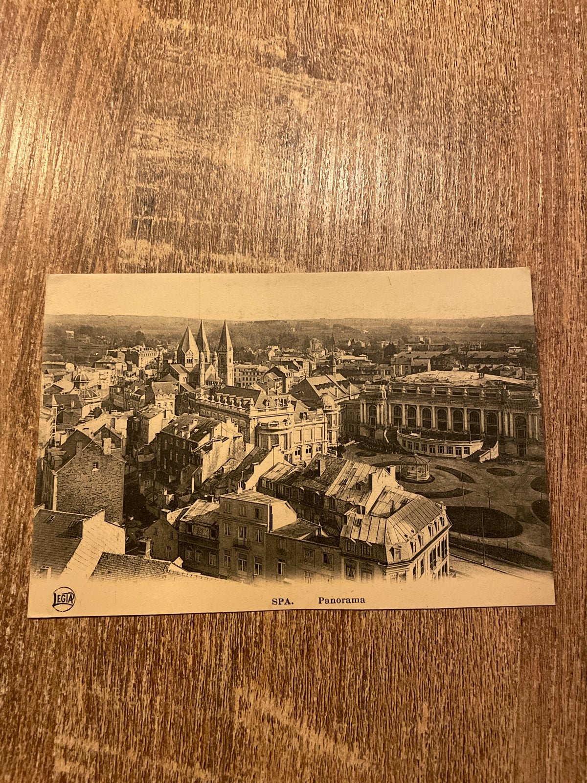 Oude Postkaart Spa Panorama - Luik, Ophalen of Verzenden, Gelopen, Luik