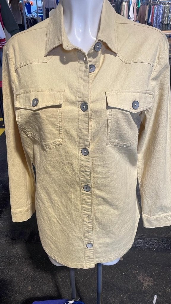NIEUW Red Button 'Nana' Blouse Jasje – Linnenlook, Kleding | Dames, Ophalen of Verzenden, Nieuw, Maat 38/40 (M), Beige