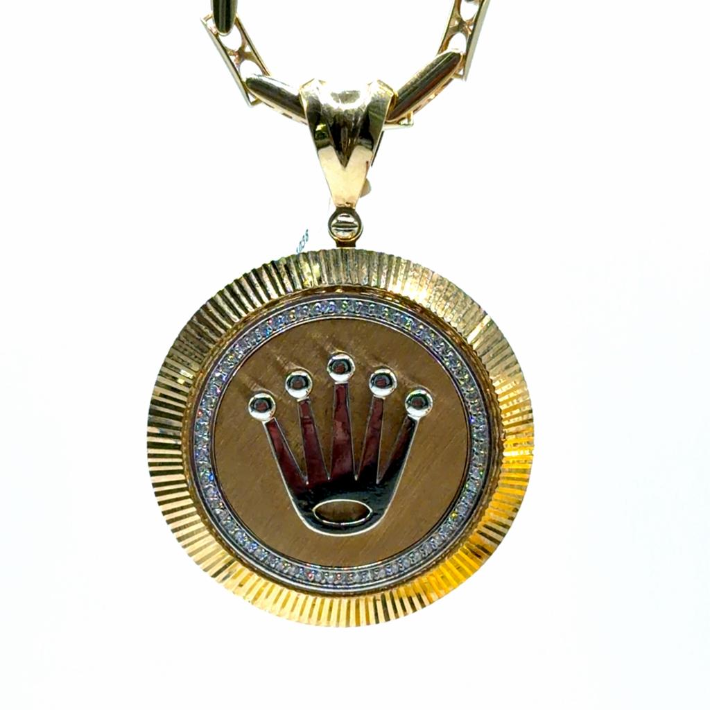 Gouden Rolex Kroon Hanger 14K, Overige voorstellingen, Www.bredajuwelier.nl, Nieuw, Ophalen of Verzenden