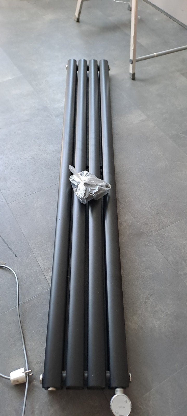 Design radiator, verticaal, antraciet, 180x40 cm, Doe-het-zelf en Verbouw, Verwarming en Radiatoren, Ophalen, Radiator, Minder dan 60 cm