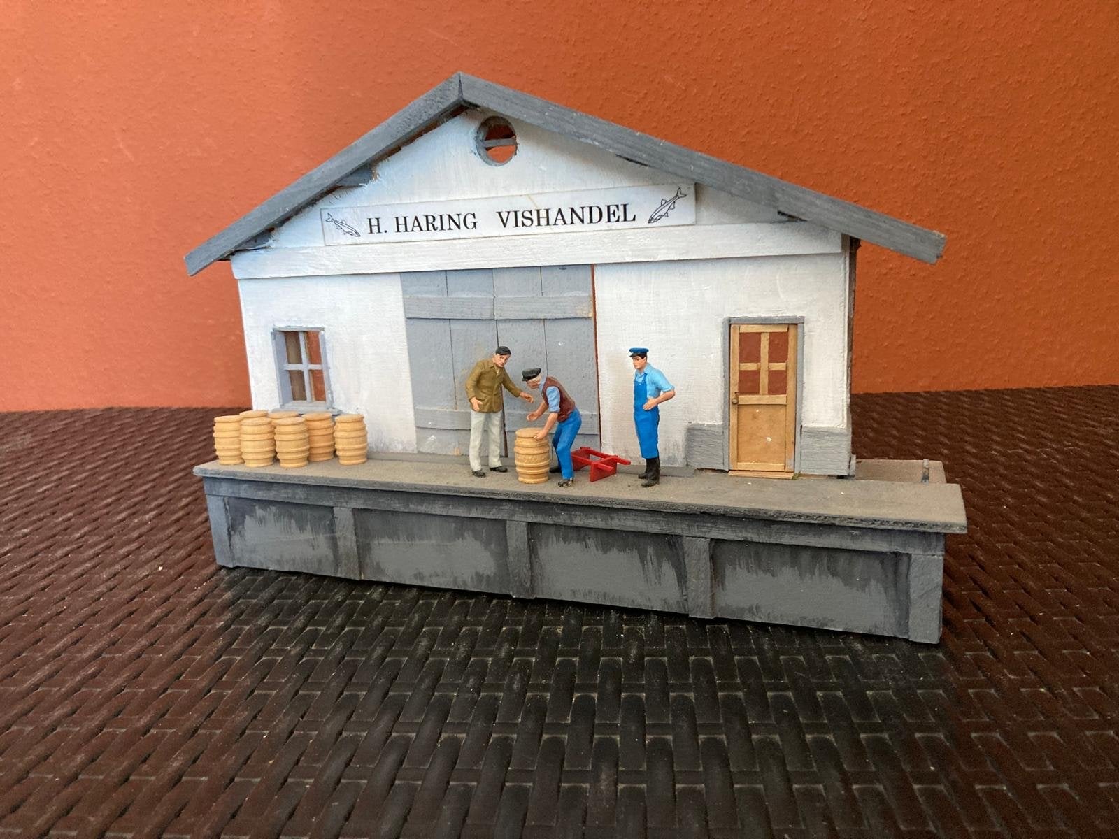 Vissershuisje en Terras met Figuren, Ophalen, Gebruikt
