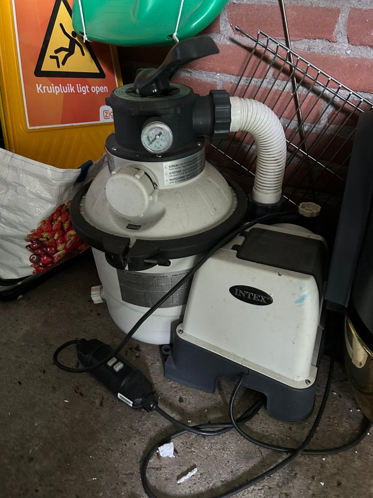 Intex zandfilter pomp, Ophalen of Verzenden, Gebruikt, Filter