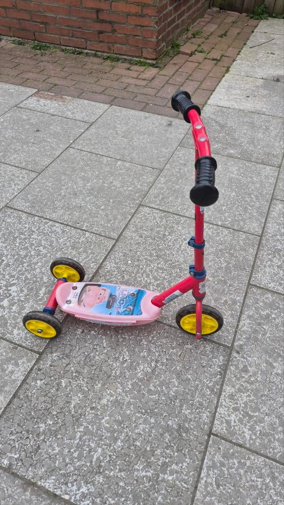 Smoby Kinderstep - Cars Bliksem McQueen, Ophalen of Verzenden, Gebruikt, Gewone step, Smoby