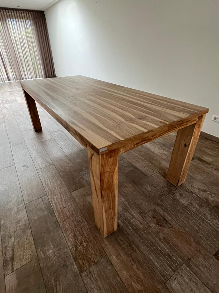 Xooon eettafel 230x100 cm -  hout, Ophalen, 100 tot 150 cm, 200 cm of meer, Zo goed als nieuw