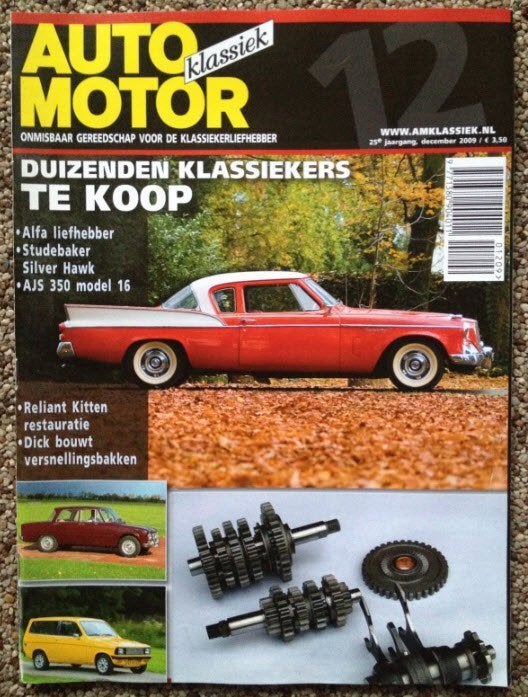 AMK: Studebaker Silver Hawk, Alfa Spider, Giulia en Bertone, Ophalen of Verzenden, Zo goed als nieuw, Algemeen