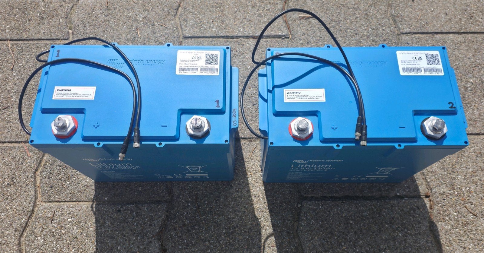 2 x Victron Smart Lifepo4/Lithium Accu, 330Ah (Mrt 2024), Ophalen